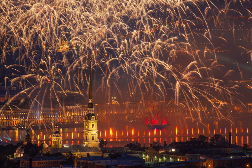 Red Sails St Petersburg Flash Art Feuerwerk Lasershows Multi